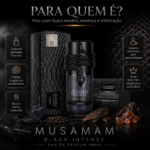 PERFUME LATTAFA MUSAMAM BLACK INTENSE EDP 100ML UNISSEX - Imagem 11