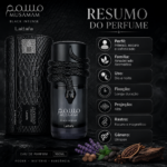 PERFUME LATTAFA MUSAMAM BLACK INTENSE EDP 100ML UNISSEX - Imagem 10