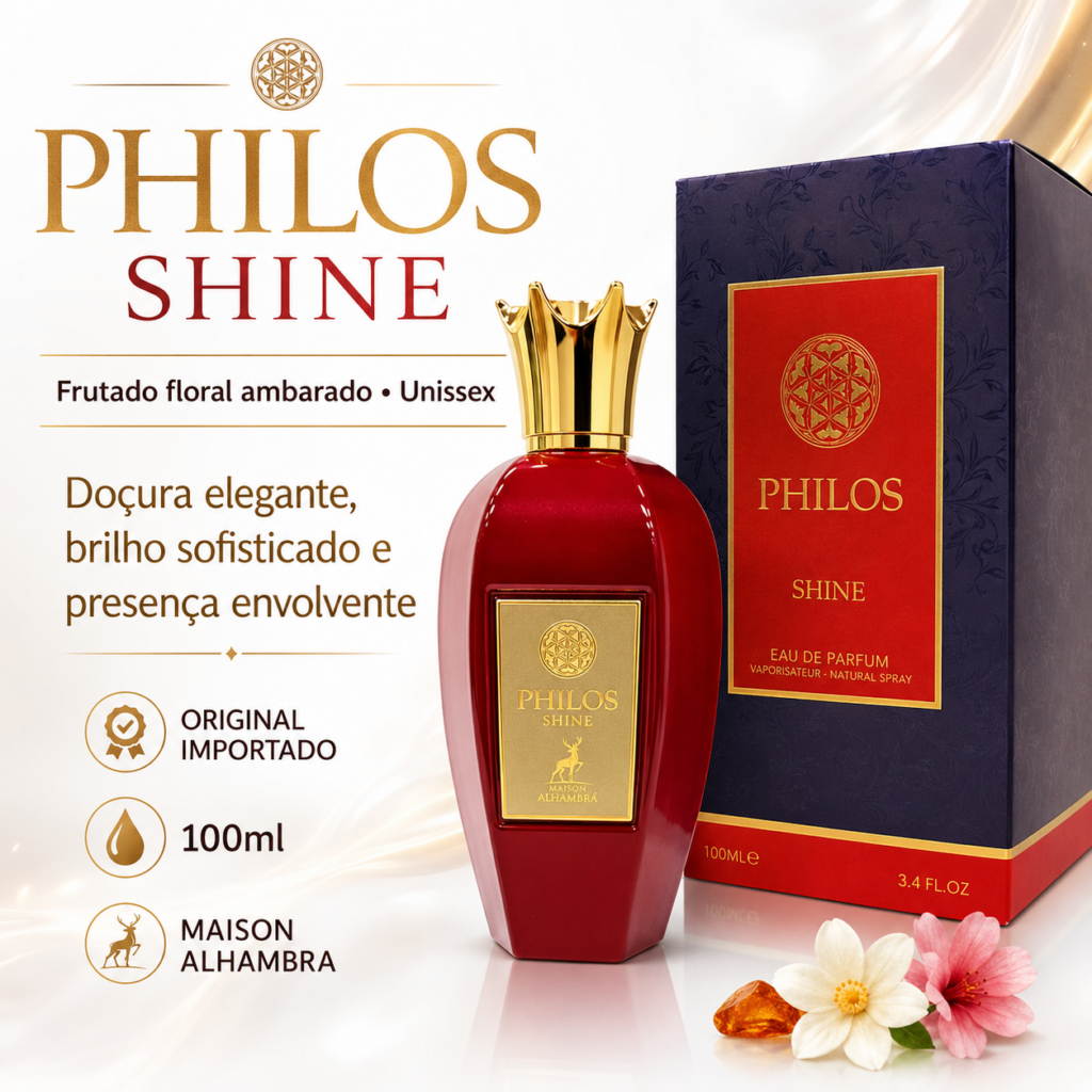 PERFUME MAISON ALHAMBRA PHILOS SHINE EDP 100ML UNISSEX