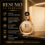 PERFUME LATTAFA FAKHAR GOLD EXTRAIT EDP 100ML MASCULINO - Imagem 3