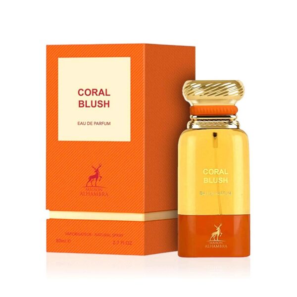 PERFUME CORAL BLUSH MAISON ALHAMBRA FEMININO EAU DE PARFUM 80ML