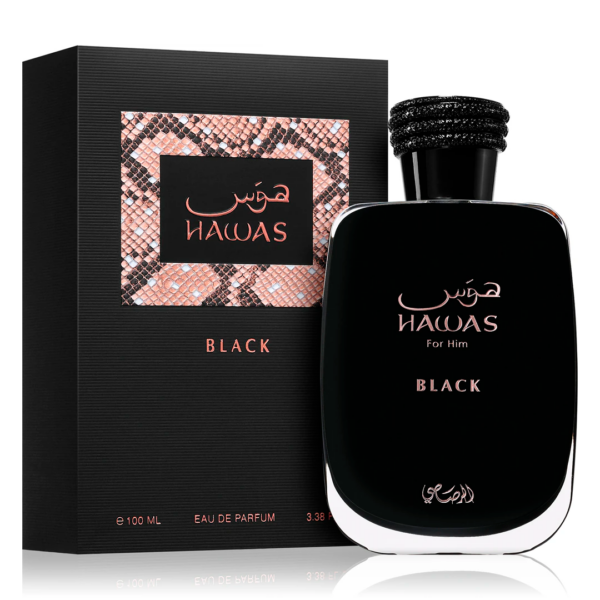 PERFUME RASASI HAWAS BLACK EAU DE PARFUM 100ML MASCULINO