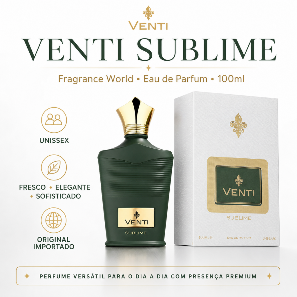 PERFUME FRAGRANCE WORLD VENTI SUBLIME EDP 100ML UNISSEX