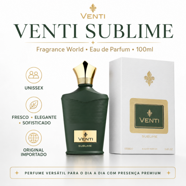 PERFUME FRAGRANCE WORLD VENTI SUBLIME EDP 100ML UNISSEX