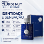 PERFUME ARMAF CLUB DE NUIT BLUE ICONIC EAU DE PARFUM 105ML MASCULINO - Imagem 7