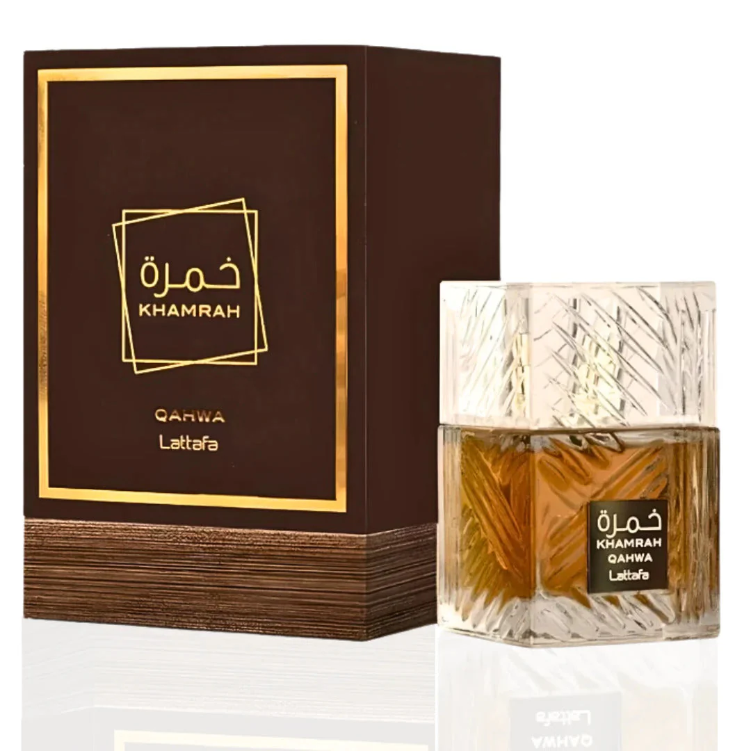 428a1466d0ba31246b594b3c5defe634.webp Lattafa Khamrah Qahwa 100ml - Imagem 1