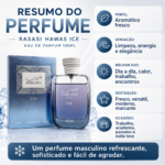 PERFUME RASASI HAWAS ICE EDP 100ML MASCULINO - Imagem 6