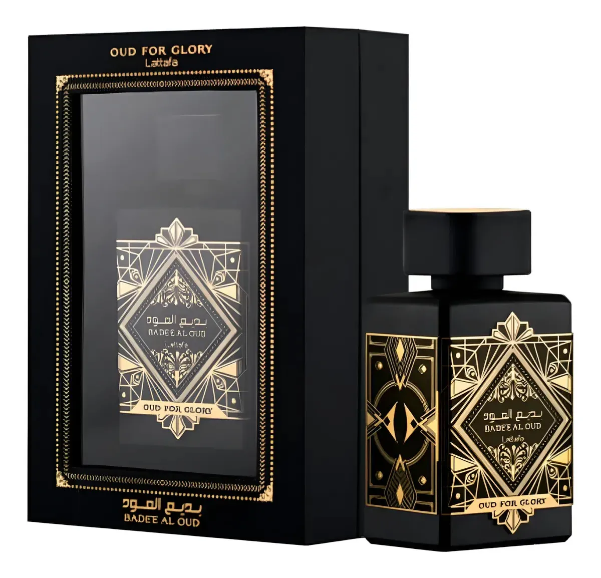 47dadaf32509dbfee0cc51fdebeaa35d.webp Lattafa Badee Al Oud For Glory 100ml - Imagem 1