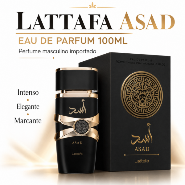 PERFUME LATTAFA ASAD EAU DE PARFUM 100ML MASCULINO