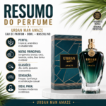 PERFUME FRAGRANCE WORLD URBAN MAN AMAZE EDP 90ML MASCULINO - Imagem 7