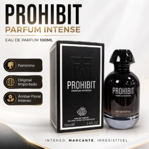 PERFUME FRAGRANCE WORLD PROHIBIT PARFUM INTENSE EDP 100ML FEMININO