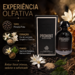 PERFUME FRAGRANCE WORLD PROHIBIT PARFUM INTENSE EDP 100ML FEMININO - Imagem 2