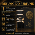 PERFUME LATTAFA ASAD EAU DE PARFUM 100ML MASCULINO - Imagem 8
