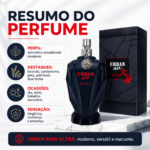 PERFUME FRAGRANCE WORLD URBAN MAN ULTRA EDP 90ML MASCULINO - Imagem 8