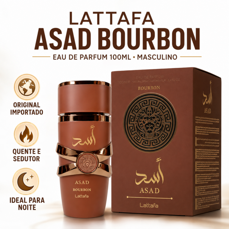 PERFUME LATTAFA ASAD BOURBON EAU DE PARFUM 100ML MASCULINO