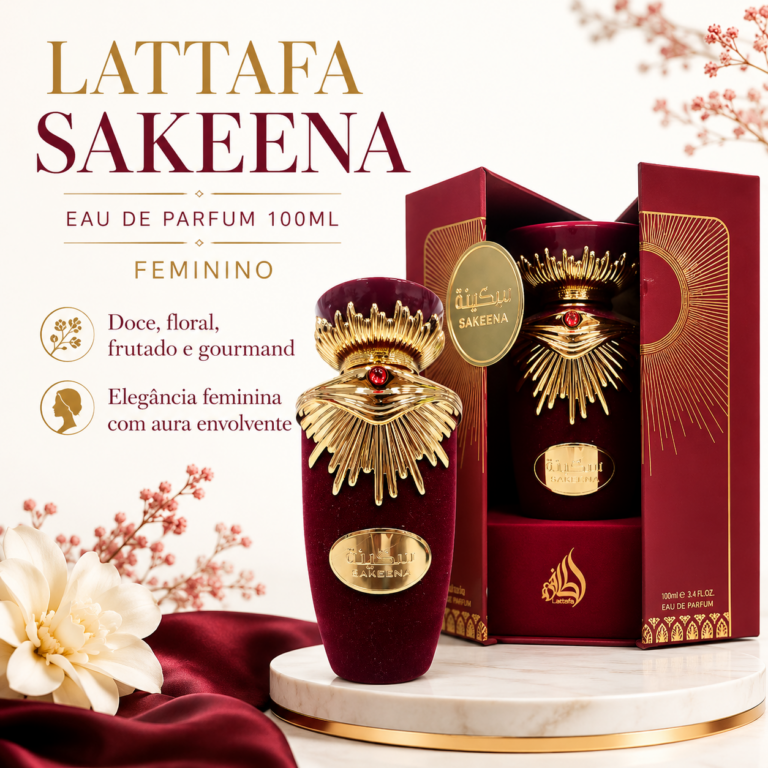 PERFUME LATTAFA SAKEENA EDP 100ML FEMININO