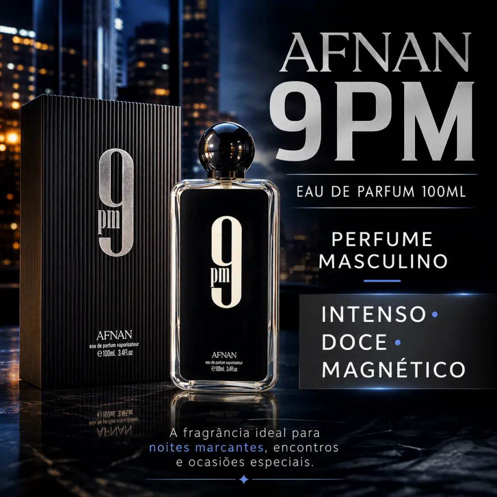 AFNAN 9PM EDP 100ML PERFUME MASCULINO ORIGINAL