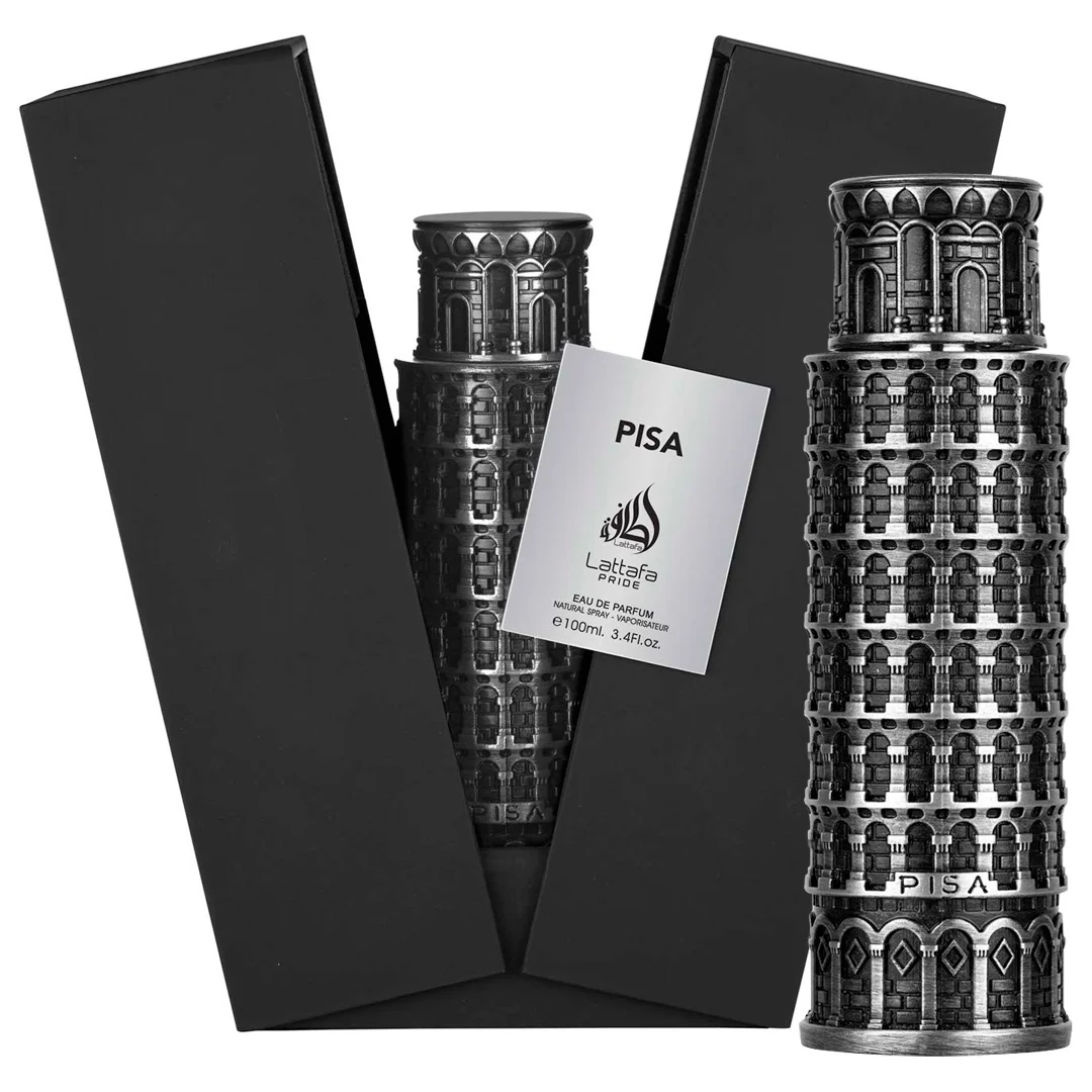 cf6c8111042df373783fb88b2ade2641.webp Pisa Lattafa Eau de Parfum Perfume Masculino 100ml - Imagem 1