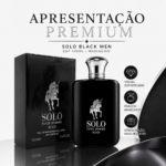 PERFUME FRAGRANCE WORLD SOLO BLACK MEN EDP 100ML MASCULINO - Imagem 10