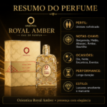 PERFUME ORIENTICA ROYAL AMBER EAU DE PARFUM 80ML UNISSEX - Imagem 5
