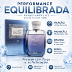 PERFUME RASASI HAWAS ICE EDP 100ML MASCULINO - Imagem 10